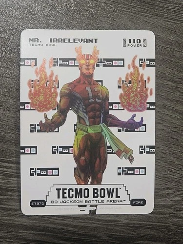Bo Jackson Battle Arena Mr Irrelevant ST372 Sore Thumb Foil Fire Brock Purdy
