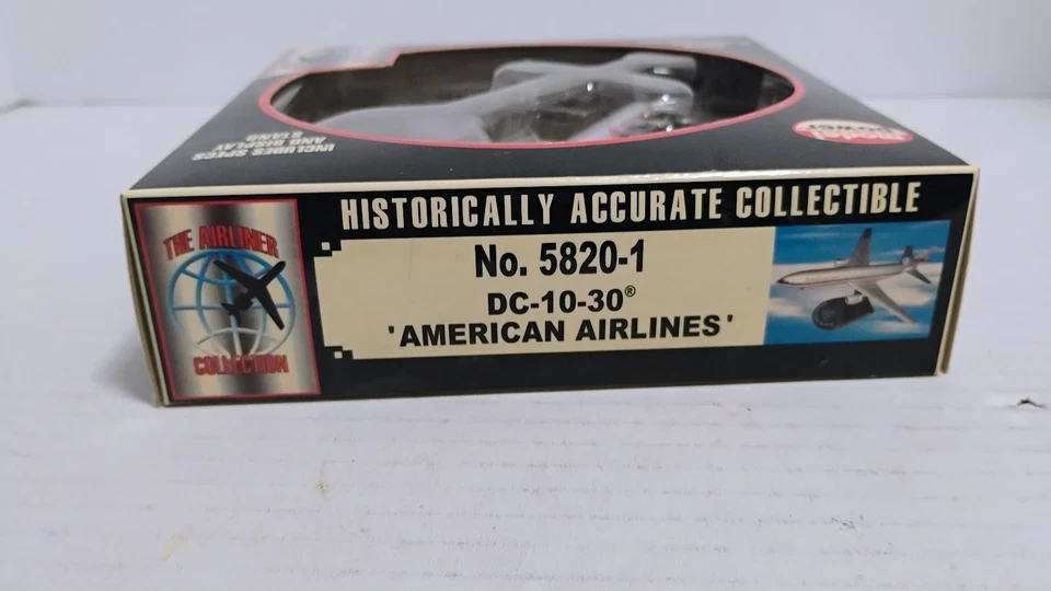 MODEL POWER THE AIRLINER COLLECTION DC-10-30 AMERICAN AIRLINES DIECAST 1:400 NIB - Image 3 of 4