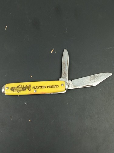 Planters Peanuts Vintage Werbung Taschenmesser gemarkt USA
