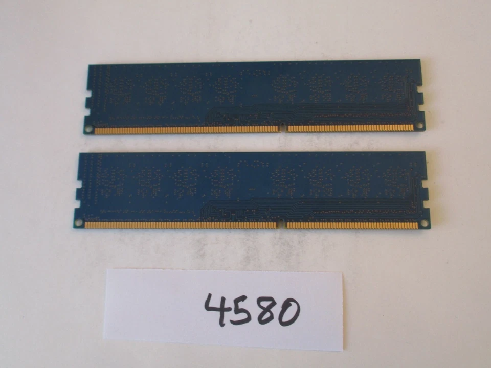Elpida 2x2Gb=4Gb PC3-10600 1333Mhz DDR3 Desktop Memory RAM (4580) - Image 2 of 2