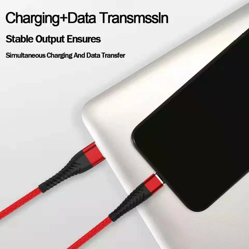 Braided USB C Type C Fast Charging Data Cable Cord for iPhone 17 Pro Max 15 lot - Image 4 of 4