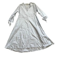 VIRNA DRÒ PINSTRIPE SHIRT DRESS SIZE 44 or 8 PREPPY CLASSIC SOPHISTICATED CHIC