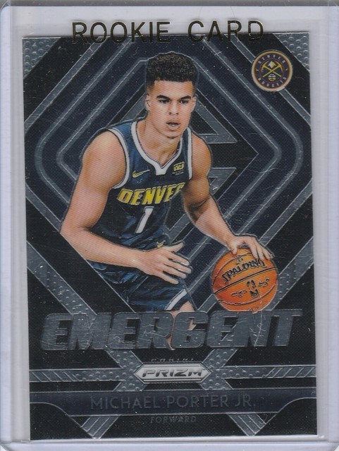 MICHAEL PORTER JR ROOKIE CARD Denver Nuggets PRIZM RC Basketball 