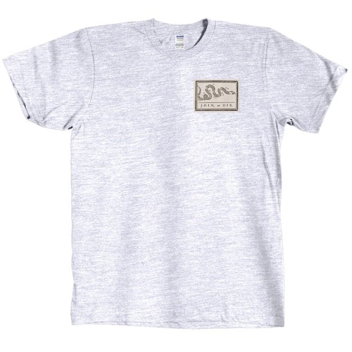 Join or Die Benjamin Franklin Cartoon T Shirt Patriotic America Tee - NEW - Picture 8 of 11