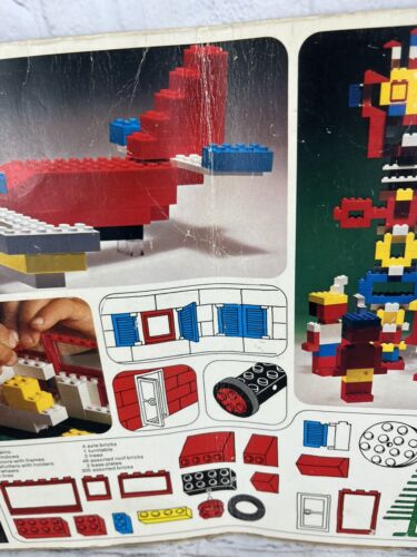 Vintage Legoland Yellow Castle 6075 & LEGO BUILDING SET #145 "BOX ONLY" (READ) - Picture 11 of 17