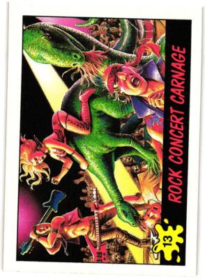 1988 Topps Dinosaurs Attack! #13 Rock Concert Carnage | eBay