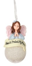 Spoontiques MOM Lighted Color Changing Angel Ornament