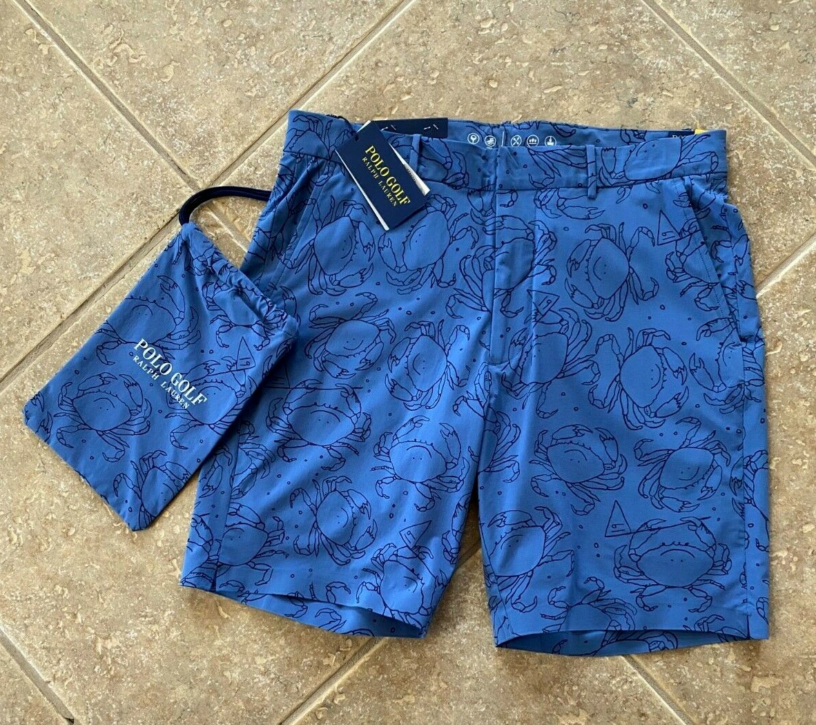 Mens Polo Golf Ralph Lauren Classic Fit Stretch 9