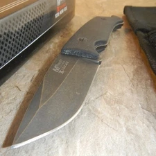 8" MTech Xtreme Tactical Fixed 440 Stainless Blade Drop Point Knife G10 Handle