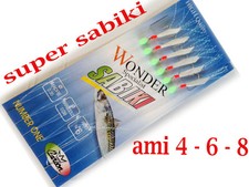 SABIKI PESCA BOLENTINO TRAINA VERTICAL CANNA BARCA MARE  ESCA SGOMBRI AMO N.8
