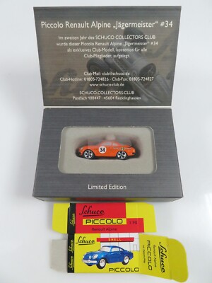 1:90 Schuco Renault Alpine Jägermeister No 34 / 2007 #5325 /5313 / 9013