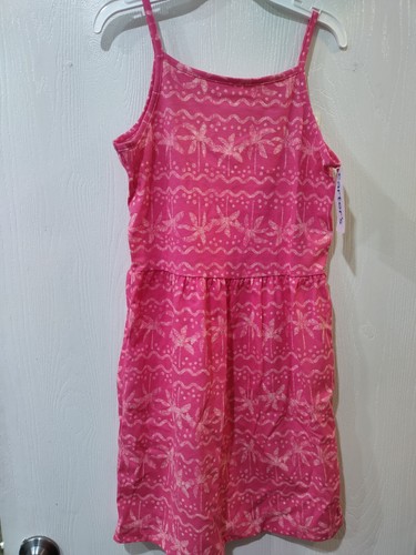 Carter's Tropical Print Pink Sun Dress Girl's Size 12. NEW - Picture 5 of 5