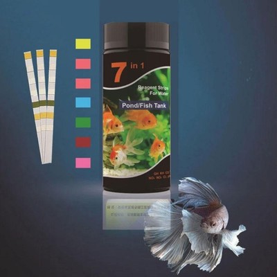 100/50PCS Aquarium Test Strips Fish Tank 7IN1 PH Water Test Strips SET Freshwate