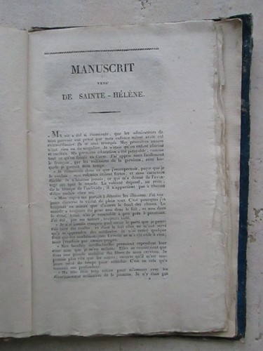 Exil et Traitement de NAPOLEON à Sainte-Hélène, 1817. 3 ouvrages. - Bild 11 von 20