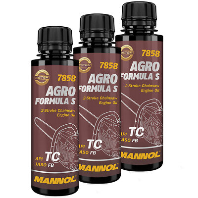 Motoröl Agro Formular S MANNOL Gartentechnik API TC 3x 120 ml Rasenmäheröl