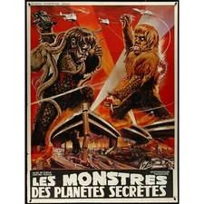 War of the Gargantuas (1966) Original Movie Poster 46 3/4" x 62 1/2"