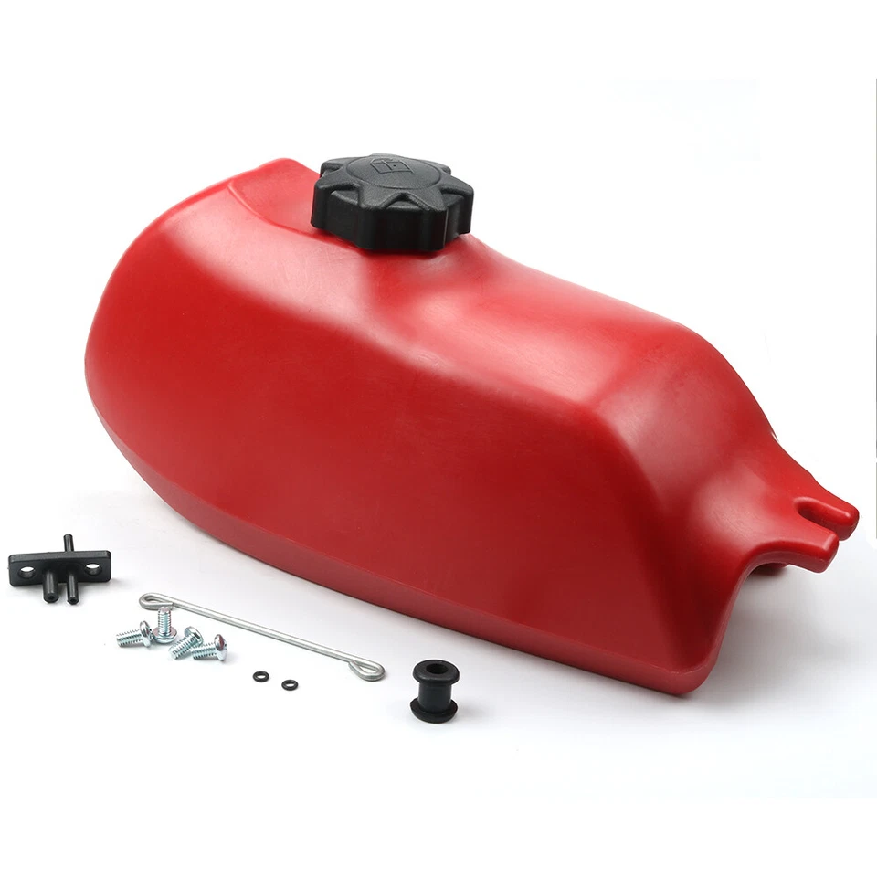 Tanque de combustível de plástico e tampa de gasolina EUA novo vermelho para Honda ATC70 ATC 70 1972-1985 - Imagem 3 de 4