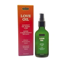 KamaSutra Love Massage Oil - Coconut Oil-Based Organic Lubricant 2oz