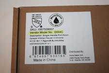 Garrick D004C   Single Handle Pull Down Sprayer Kitchen Faucet, Chrome