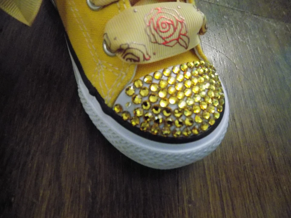 Cintas Converse Chuck Taylor All Star Yellow 731717F ÚNICAS Belle estrás rosa Foto 4 de 4