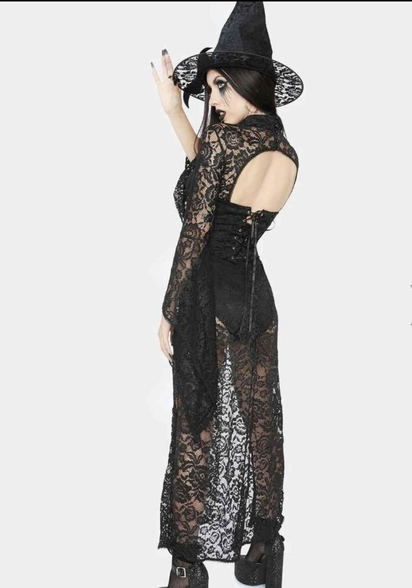 Cast A Spell Witch Costume Black / SMALL Cast A Spell Witch Costume Black / SMALL