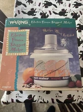 Waring Ice Cream Parlor Machine Fdm710White Frozen Dessert Maker Vtg