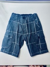 Hurley Toddler Boy Cargo Shorts 4T Dark Grey Striped