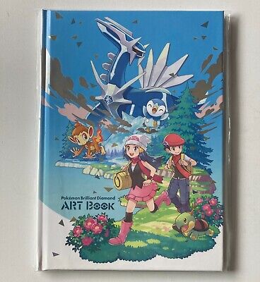 Pokemon Art Book Set Brilliant Diamond & Shining Pearl & Map F/S Japan