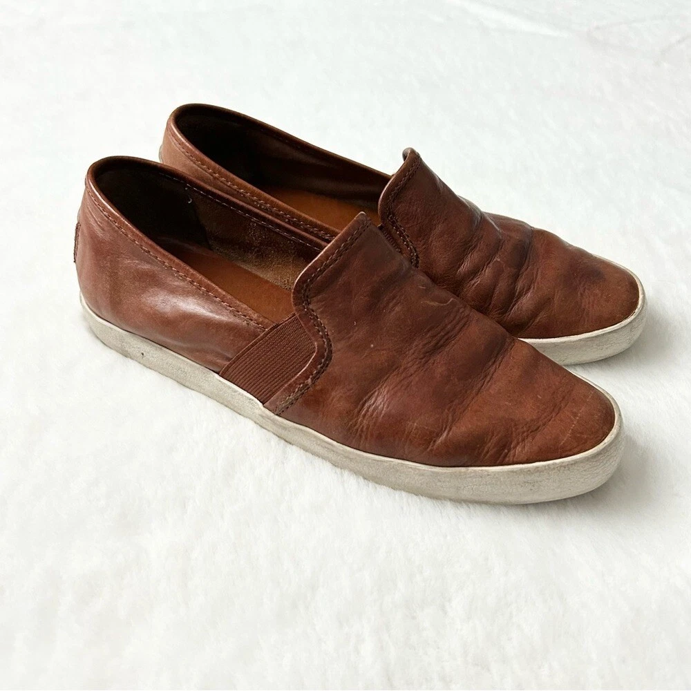 Frye dylan hotsell slip on cognac