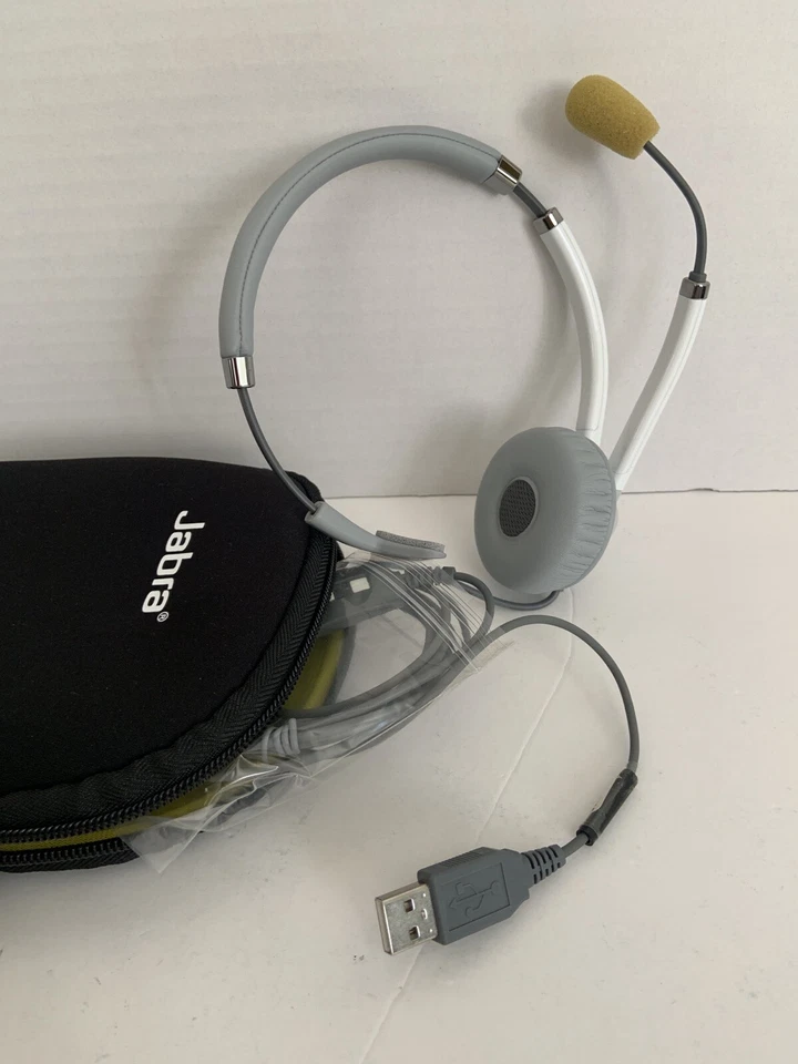 Jabra UC Voice 750 Mono Light Headband, Light Grey/White - Image 2 of 4