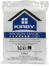 Kirby 204811 Micron Magic HEPA Filter Bag 6-Pack + 2 Belts Vacuum Supplies
