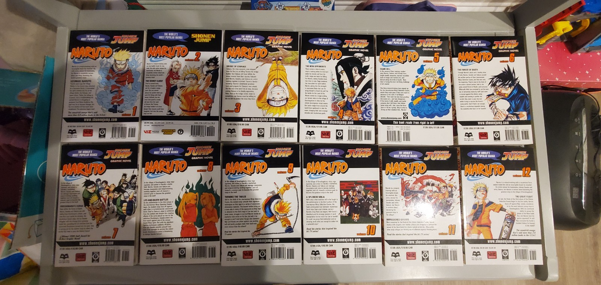 Naruto Full Manga Set English Volumes 1-72 | eBay