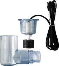 SS2 Condensate Float Switch Clear PVC Overflow Safety Level Sensor for HVAC D...