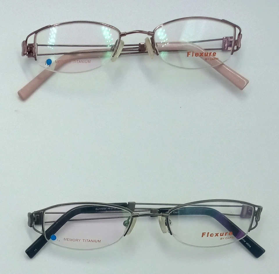 Flexure Eyeglasses Womens PICK SIZE & COLOR New Eyeglass Frames Capri Glasses - Image 4 of 4