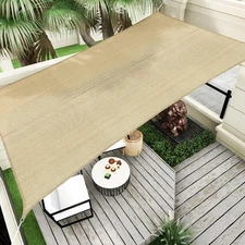 Sun Shade Sail Canopy, 8'X 10' Rectangle 95% UV Block Shade Cover for Outdoor, B