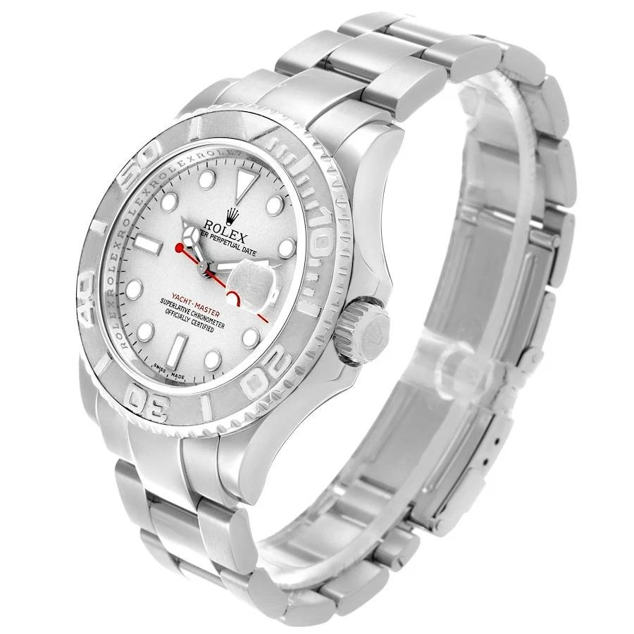 Rolex Yacht-Master 40mm Silver Dial Platinum Bezel Automatic Men's Watch 16622 - image 4 of 4