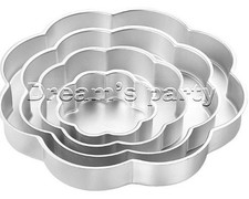 SET 4 TEGAMI PETALI ALTEZZA 5 CM DIAMETRO 15, 23, 30, 38 CM