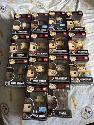 Lot Of 14 Stranger Things Season Five Funko Pops