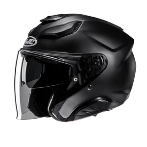 HJC F31 Open-Face Motorcycle Helmet Plain Matt Black