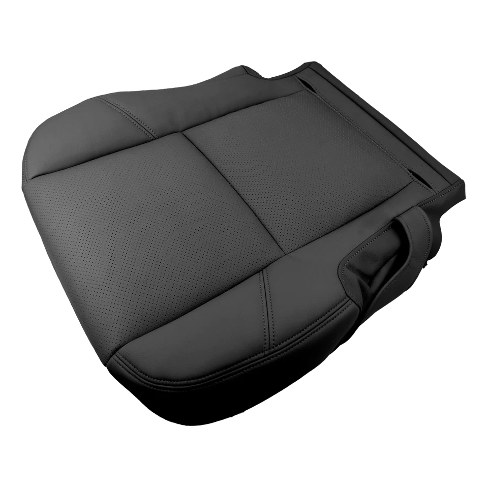 Cadillac Escalade 2nd Row For 2007-2014 Passenger Bottom Top Seat Cover Black - Imagem 2 de 4