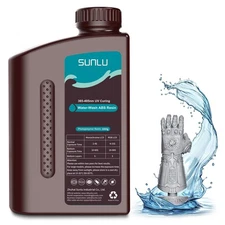 SUNLU 2000g Water-Wash ABS Resin, Combines Features of ABSLIKE Resin & Water ...