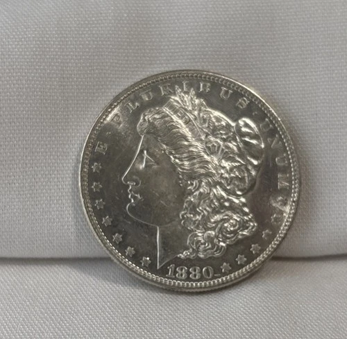 1880 S San Francisco US Mint MORGAN SILVER Dollar BU Nice Coin PL Character