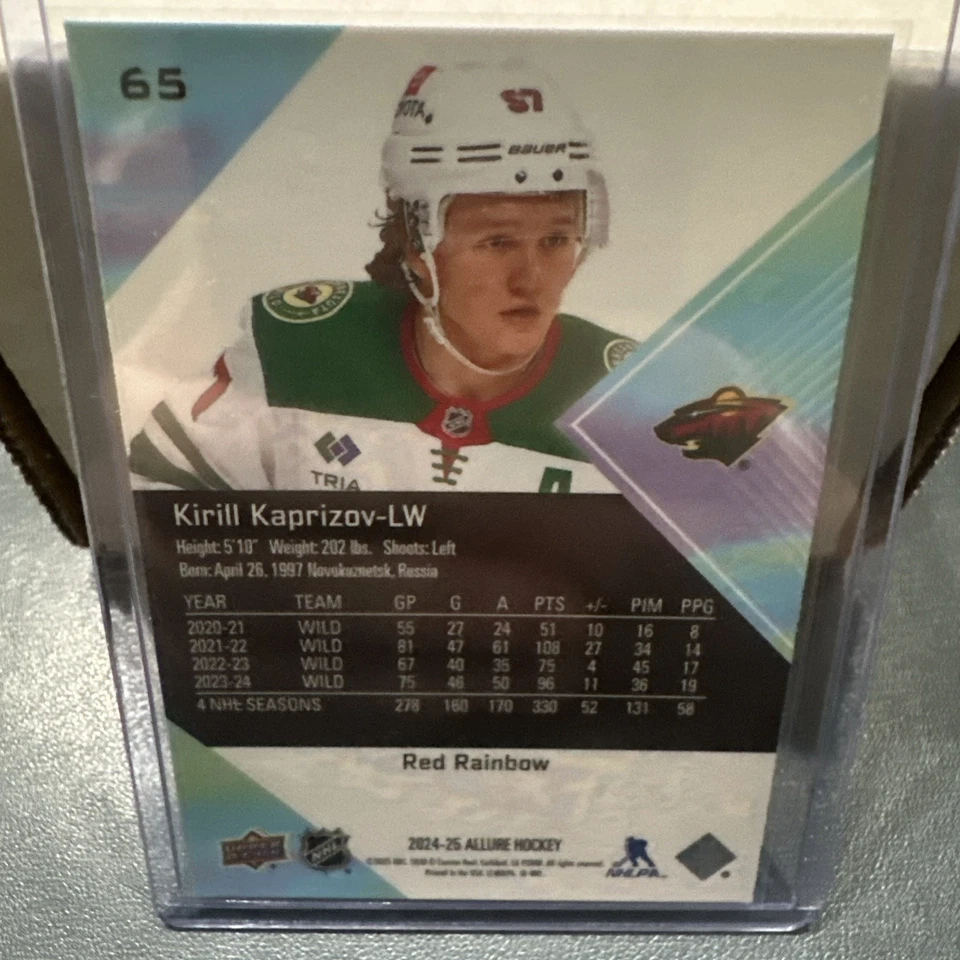 2024/25 Upper Deck Allure Orange/Red/Black Rainbow Insert U Pick List - Image 2 of 2