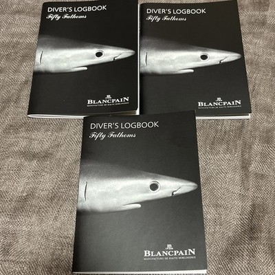 Blancpain Divers Diver's Logbook Fifty Fathoms 3 sets