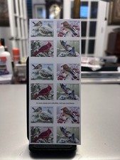 Mint US Songbirds in Snow Booklet Pane of 100 Forever Stamps Scott