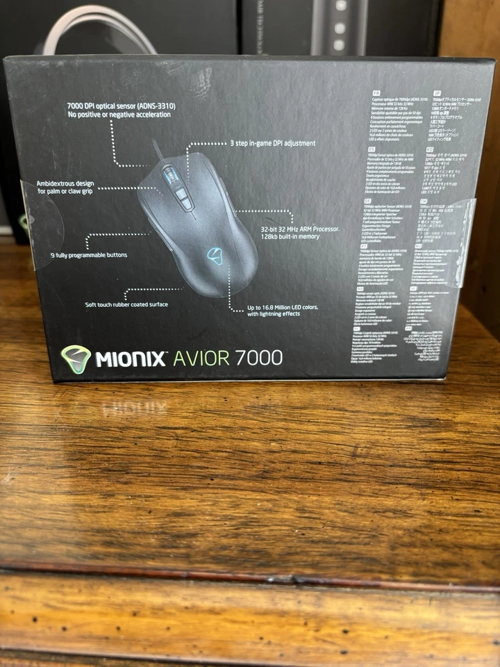 Mionix Avior 7000 USB Optical USB Mouse Brand New In Box Free Shipping - Image 2 of 2