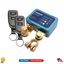 High-Efficiency 120A Battery Kill Switch with Wireless Remote - For Cars & More