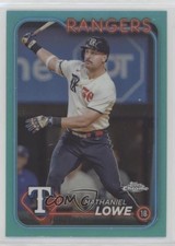 2024 Topps Chrome Aqua Refractor 128/199 Nate Lowe Nathaniel Lowe #252 1d4b