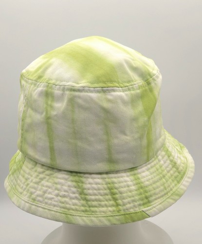 Panama Jack White Bucket Sun Hat Unisex Beach Green Tie Dye - Picture 4 of 8