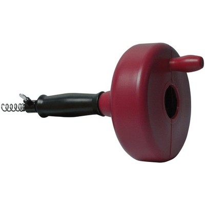 Plumb Craft Manual Canister Drain Pipe Auger 25 Foot For Small To Medium